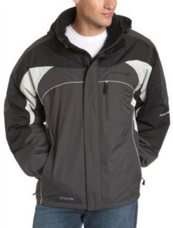 Free Country Mens Color Block Mid Weight Jacket, Lead