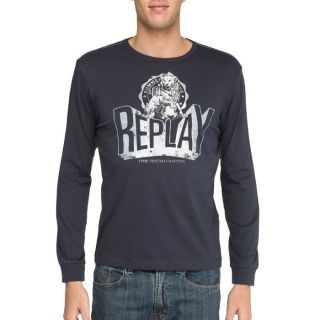 REPLAY T Shirt Homme Marine   Achat / Vente T SHIRT REPLAY T Shirt