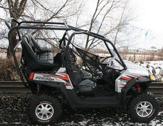 UTV Mountain Honda Big Red Rear Seat and Roll Cage Kit . Extra Wide
