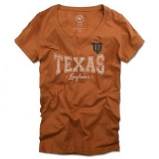 NCAA Texas Longhorns Sophomore V Neck T Shirt Womens