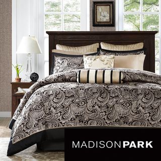 Madison Park Wellington 12 piece Bed in a Bag with Sheet Set