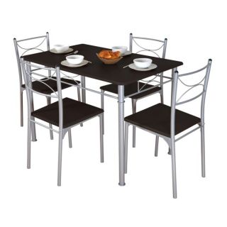 ensemble repas comprend une table rectangulaire + 4 chaises   Décor