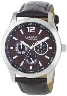 Caravelle by Bulova Mens 43C104 Multifunction Brown Dial Watch