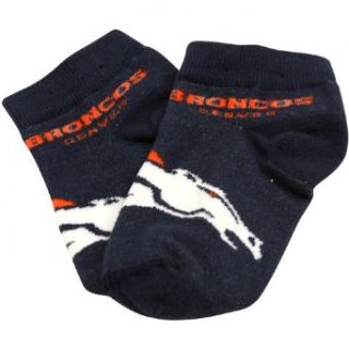 NFL Denver Broncos Infant Oversized Logo Socks   Navy Blue