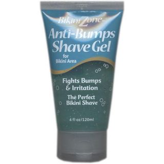 Bikini Zone Anti bumps 4 oz Shave Gel (Pack of 6)