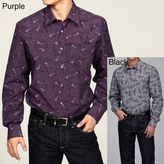 Report Collection Mens Paisley Woven Shirt