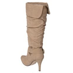 Journee Collection Womens Betsy Buckle Accent Mid calf Boots