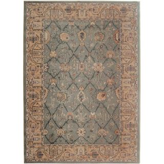 Vivaldi Tabriz Sage Oriental Wool Rug (711 x 118)