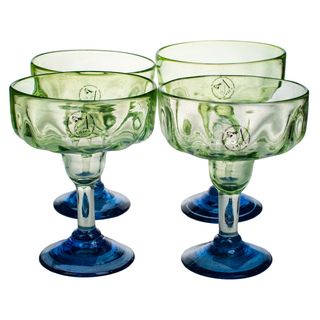 Luster Green Margarita Glass (Set of 4)