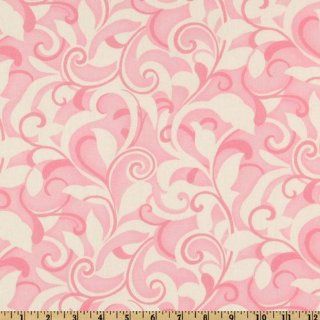 Moda Hunky Dory Vines 108 Quilt Backing Pink Fabric By