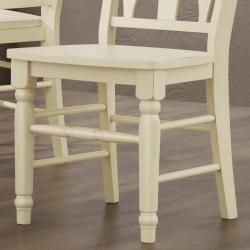 Cedar Hills 18 inch Curved back Antique White Dining Chairs (Set of 2