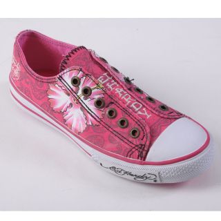 Ed Hardy Womens Lowrise Graphic Print Slip on Sneakers Today $44.99