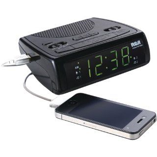 AudioVox RC107 Dual Wake Clock Radio with 0.9 Inch Green