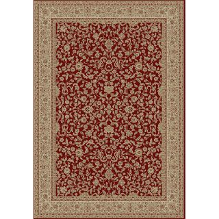 Kashmir Collection Red Area Rug (89 x 123)