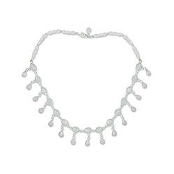  Moonstone Waterfall Necklace (India) Today $123.99