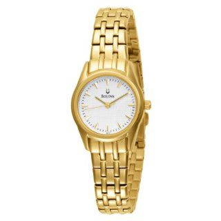 Bulova Womens 97L111 Bracelet Silver White Dial Watch Watches