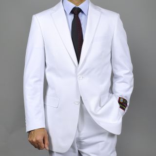 Mens White Two button Suit Today $124.99 4.2 (4 reviews)