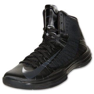 NIKE Mens Lunar Hyperdunk 2012 Basketball Shoes, Black/Black Shoes