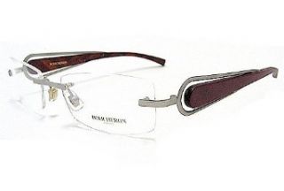 Boucheron BEO 112 Eyeglasses BEO112 Wood/Matte Silver 01