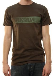 Quiksilver Mens Test Pattern MT0 T Shirt Brown 112T0LM7