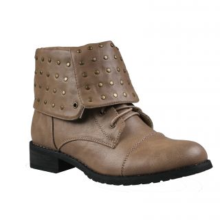 Refresh Womens Terra Studded Flap Combat Boots Today $42.99