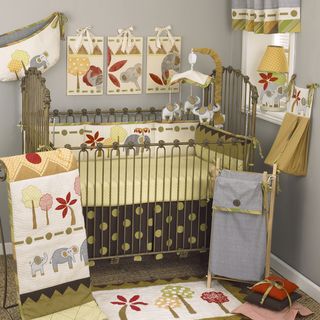 Cotton Tale Elephant Brigade11 piece Crib Bedding Set