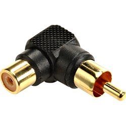 Steren 251 111 RCA Right Angle Adapter Female To Male