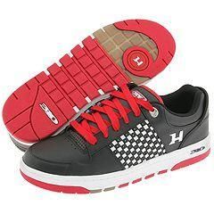 310 Motoring Hurricane II Black Leather/White Midsole/Red Outsole