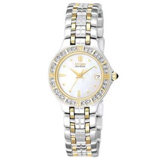 Citizen Womens Eco Drive Lucca Diamond accented Watch
