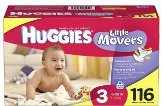 Little Movers Diapers, Size 3, 116 Count