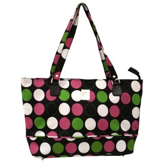 Jenni Chan Multi Dots 17 inch Polyester Laptop Tote with Zip Top Today