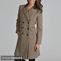 Leather Trim Coat Today $133.99   $149.99 4.3 (3 reviews)