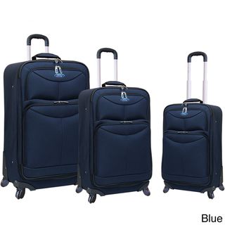 Travelers Club Ford Focus Series 3 piece Expandable Spinner Luggage