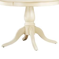 Calais Antique White Round Dining Table