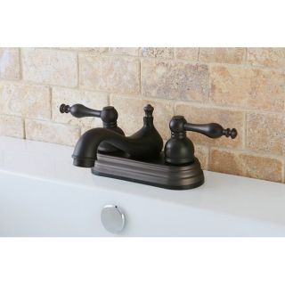 Oil Rubbed Bronze 4 inch Centerset Bathroom Faucet Today $71.99 4.6