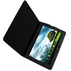 Black Leather Case for Asus EEE Pad Transformer TF300T