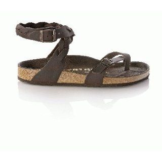 Tatami thongs Yara from Waxy Leather in Braided Habana with a regular