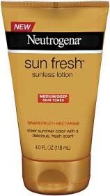 com Neutrogena Sun Fresh Lotion Medium/Deep 4 fl oz (118 ml) Beauty
