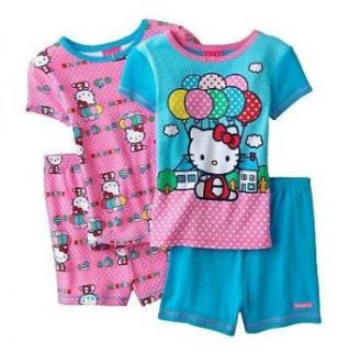 Hello Kitty 4 Piece Pajama Set Girls (size 4 8)) (4