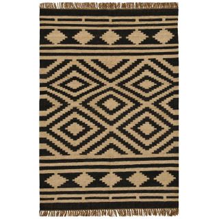 Hand woven Kilim Beige Wool/ Jute Rug (5 x 8) Today $171.99 Sale $