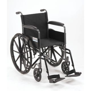 Silver Sport 1 Wheelchair with Full Arms and Removable Footrest