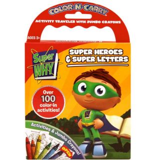 Super Why Color and Carry Activity Book