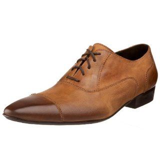 Donald J Pliner Mens Clyde Oxford,Camel,7 M US Shoes