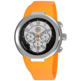 Philip Stein Mens Active Orange Strap Chronograph Watch
