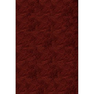Hand Tufted Posh Shag Brick Red Rug (2 x 3)