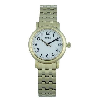 Timex Womens Indiglo Goldtone Stainless Steel Expansion Band Watch