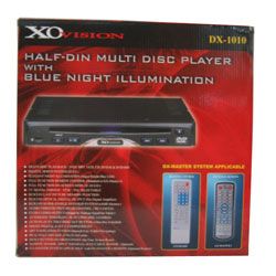 XO Vision Half Din DVD Player