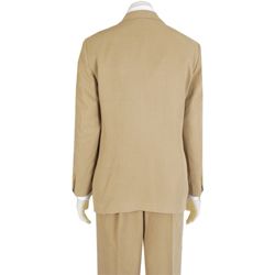 Ibiza 3 button Mens Silk and Linen Blend Suit