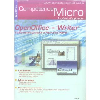 OPEN OFFICE WRITER   Achat / Vente livre Collectif pas cher