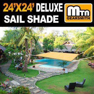 MTN OutdoorGear 24x24 Deluxe Square Sun Sail Shade (Sand